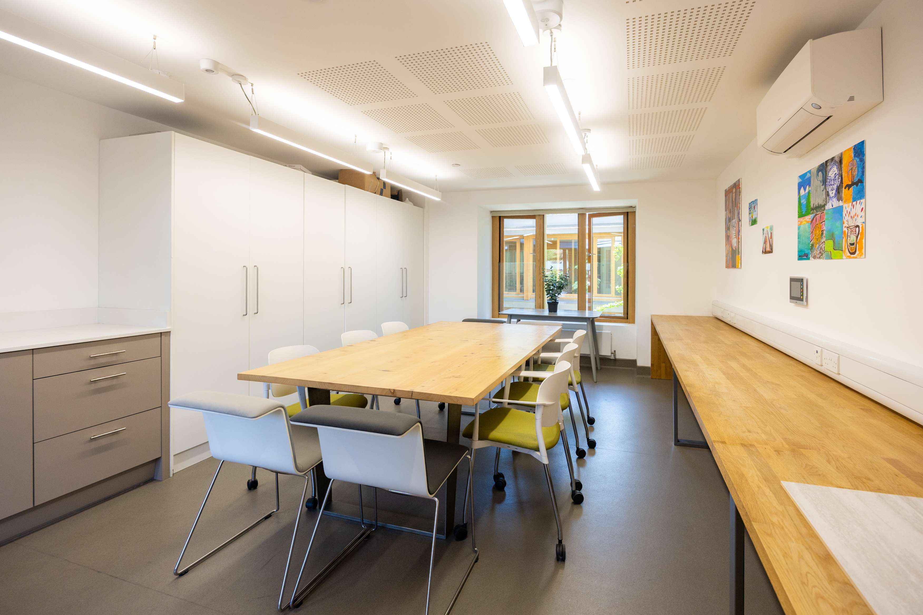 Appleby Blue Bermondsey Hobby Room craft workshop seating and art supplies