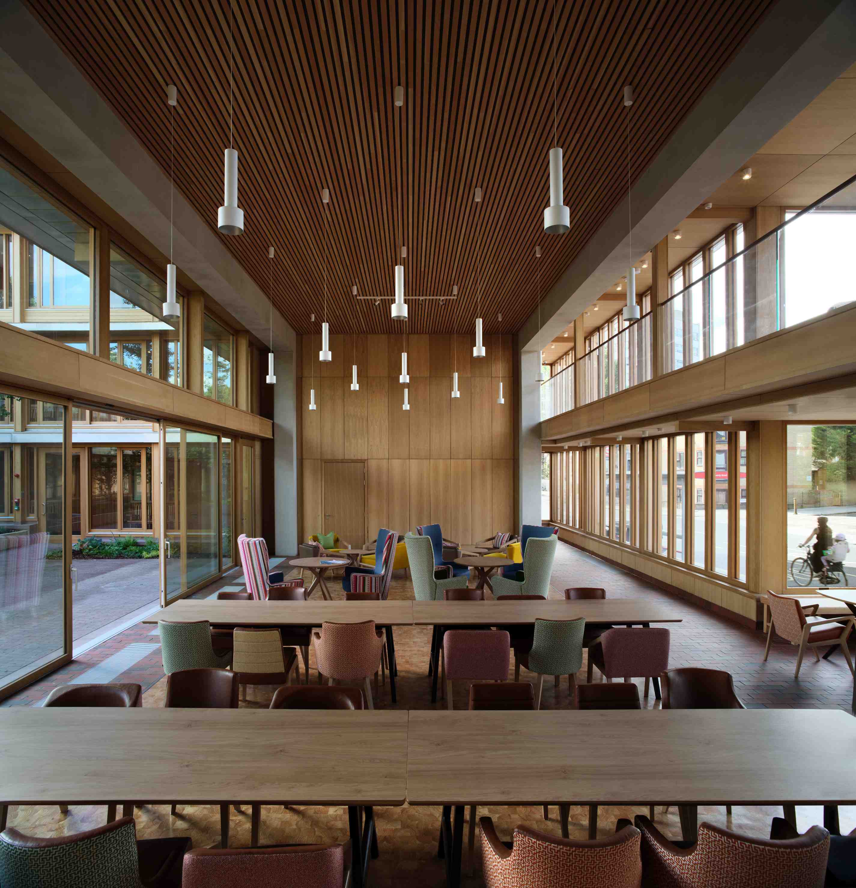 Garden Room wood interior for meetings and event space hire in Bermondsey