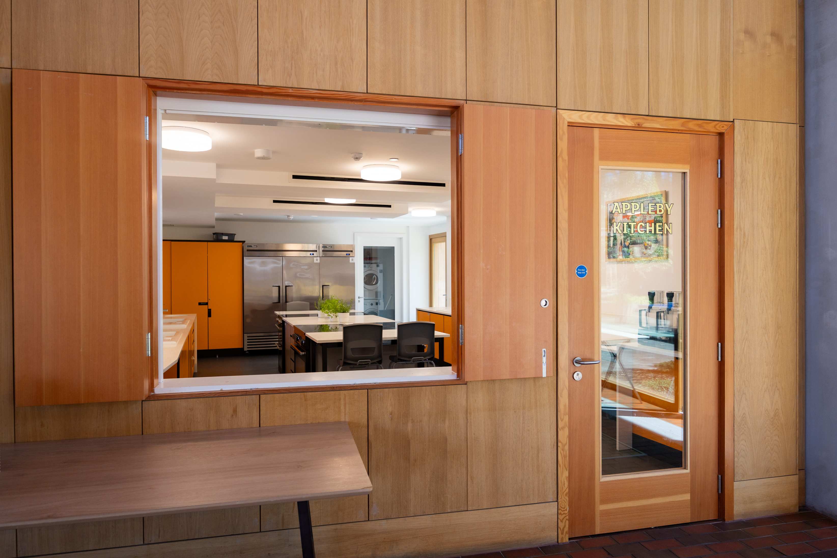 Bermondsey cookery kitchen at Appleby Blue for workshops and community food events