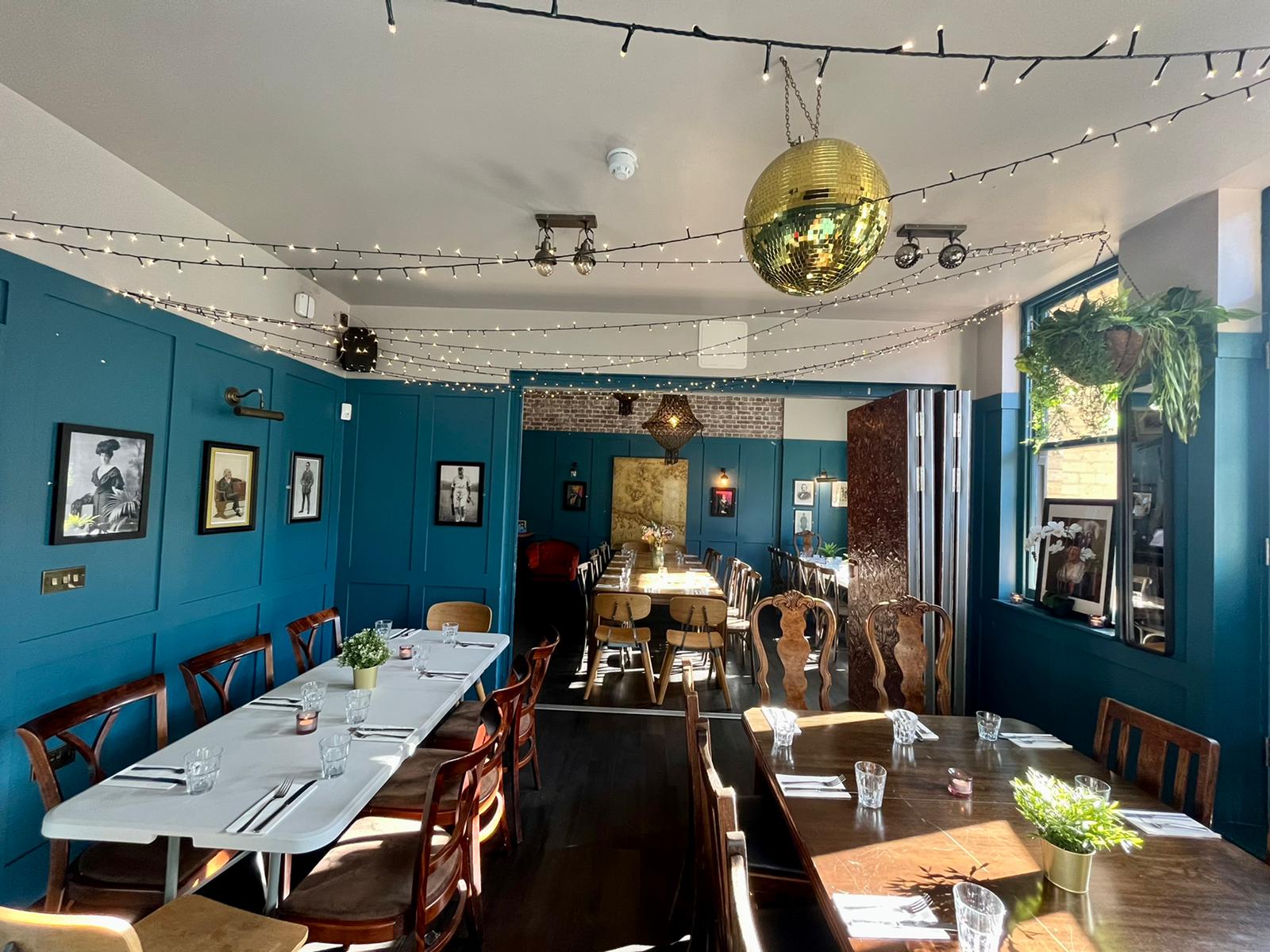 Front view of The Greyhound pub in Sydenham, a welcoming venue offering a private function room for up to 50 guests