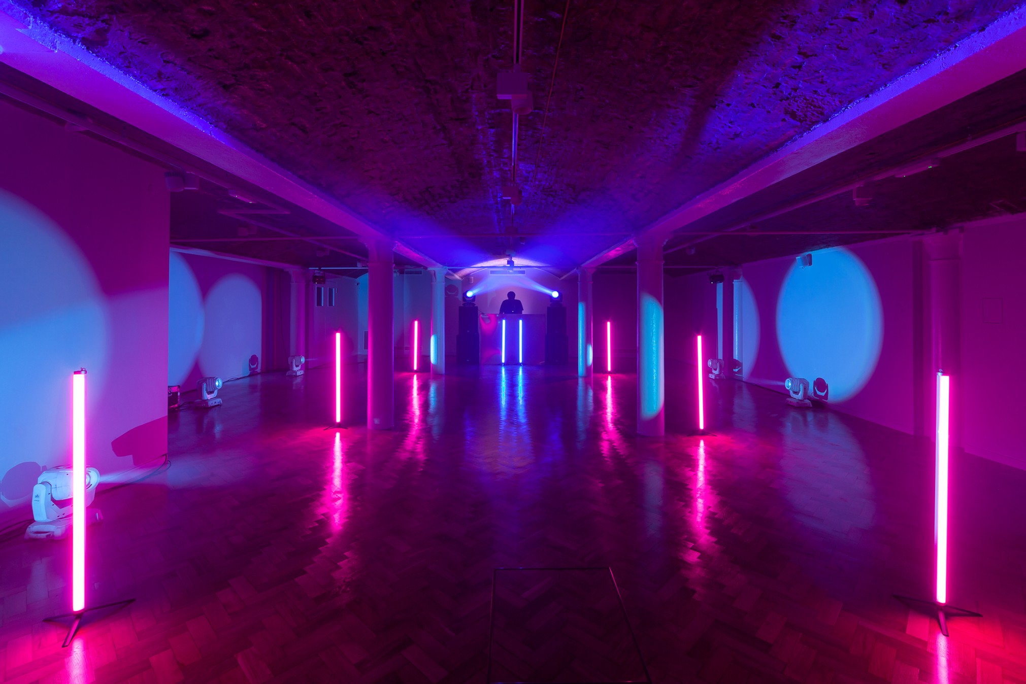 The Stables Covent Garden minimalist London wedding venue with bright gallery-style interior and modern blank canvas.