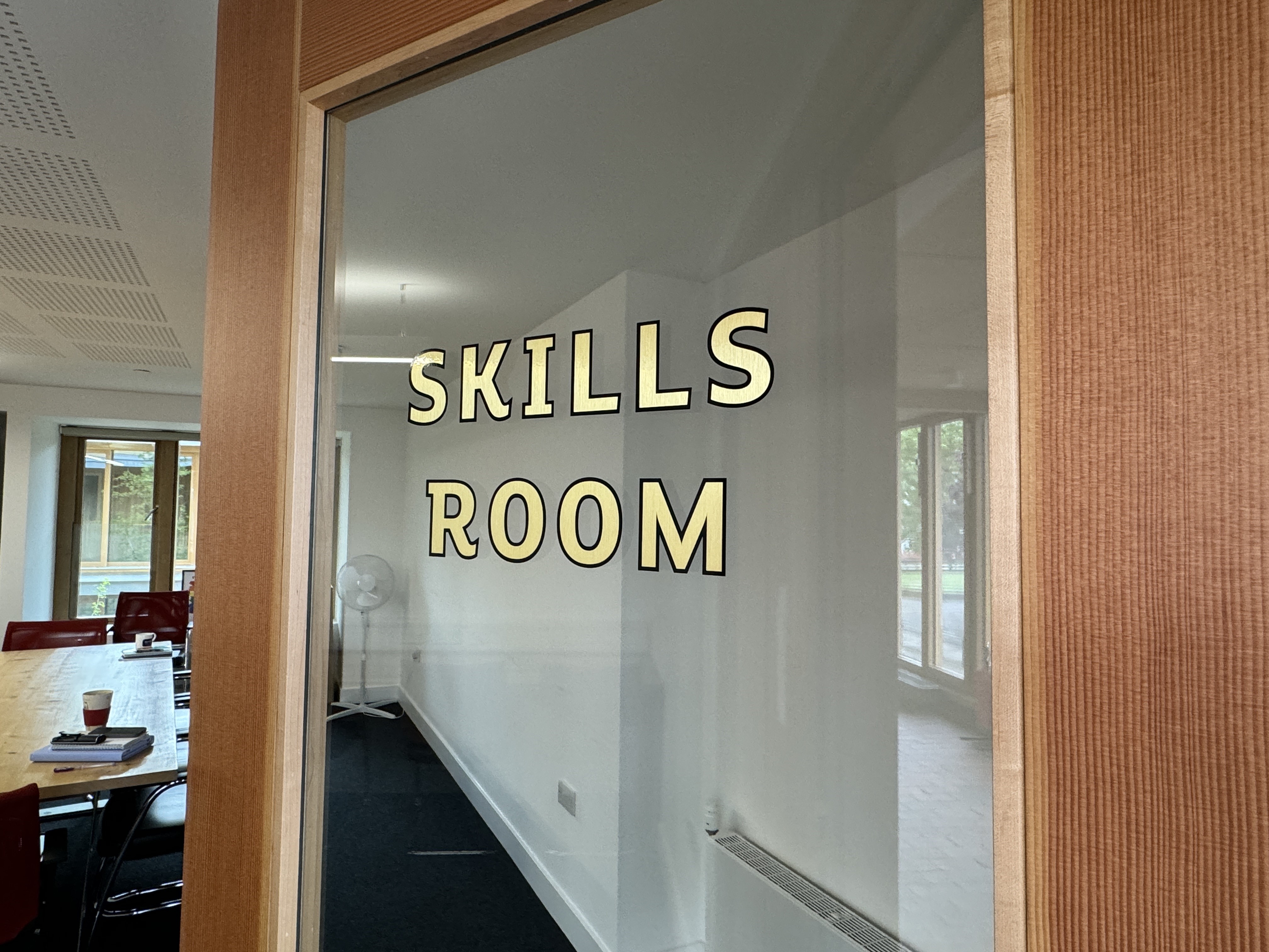 Skills Room at Appleby Blue in London, a workshop space for hire for 16 people, perfect for training and learning opportunities - book via Conveenie.